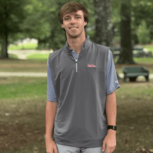 Load image into Gallery viewer, Ole Miss Alumni Association + GenTeal Club Performance Quarter-Zip Vest