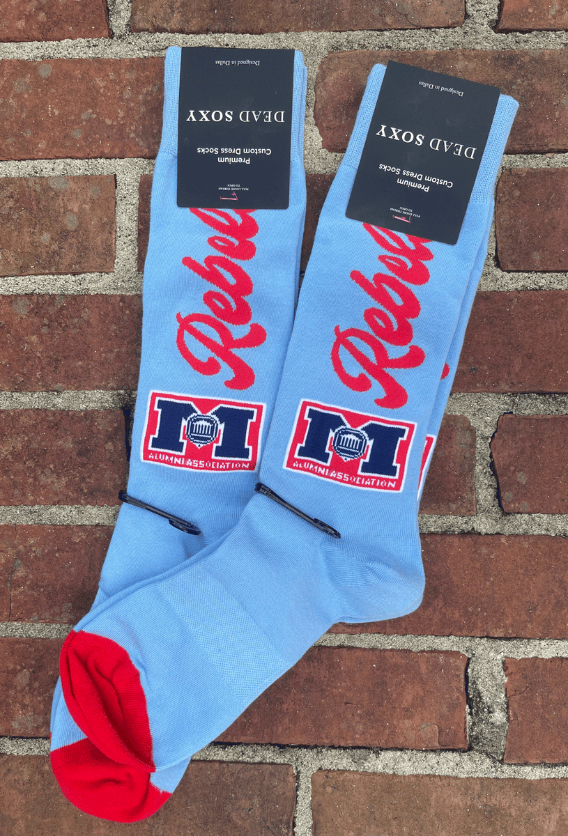 dress sock of the month club Ole Miss Alumni Association + DeadSoxy Socks – Ole Miss Alumni Association Shop you might as well Vintage 80s Prom Dress Size:USA 18 (XXXXL)/50 in.(127 cm)Garment Chest bridal gown's sheer bodice