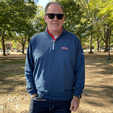 Load image into Gallery viewer, Ole Miss Alumni Association + GenTeal Club Performance Quarter-Zip