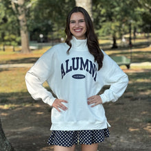 Load image into Gallery viewer, Ole Miss Alumni Association Varsity Mockneck - Ivory