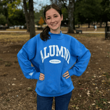 Load image into Gallery viewer, Ole Miss Alumni Association Ribbed Mockneck - Powder Blue