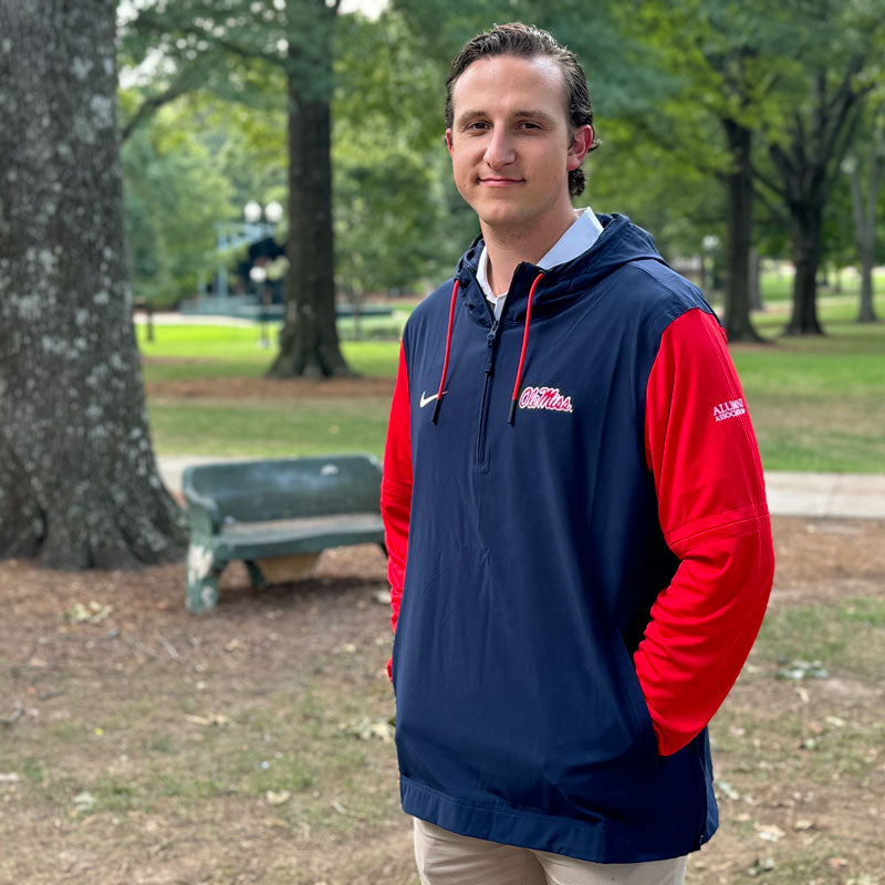 Ole Miss Alumni Association + Nike Sideline Player Quarter-Zip Jacket