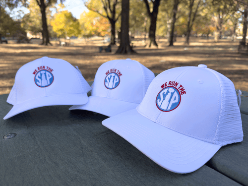 'We Run the Sip' Rally Trucker Cap