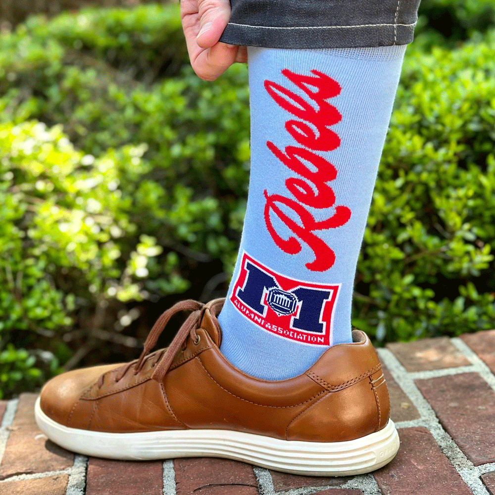 Ole Miss Alumni Association + DeadSoxy Dress Socks