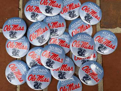 Ole Miss Alumni Association Rally Squirrel Button