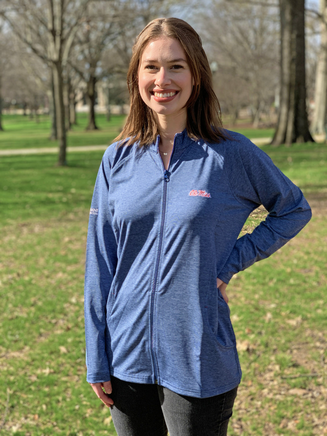 Ole Miss Alumni Association + Horn Legend Women's Stretch Pullover