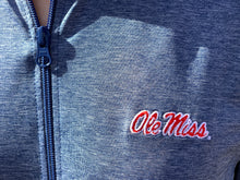 Load image into Gallery viewer, Ole Miss Alumni Association + Horn Legend Women&#39;s Full-Zip Jacket