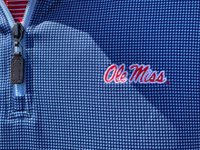 Load image into Gallery viewer, Ole Miss Alumni Association + Horn Legend Men&#39;s Microfleece 1/4-Zip Vest