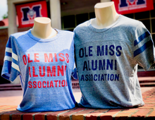 Load image into Gallery viewer, Ole Miss Alumni Association Vintage Jersey Football Tee