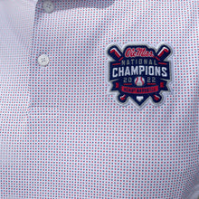 Load image into Gallery viewer, Ole Miss Alumni Association + Horn Legend Men&#39;s National Champion Performance Golf Polo