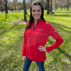Ole Miss Alumni Association + Horn Legend Women's Performance Microfleece Pullover