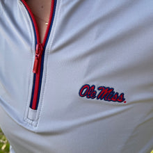 Load image into Gallery viewer, Ole Miss Alumni Association + Horn Legend Women&#39;s Bamboo Charcoal Luxury Pullover